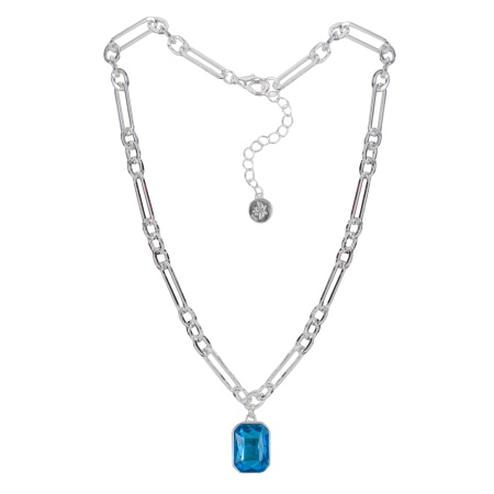 Колье Fiore Luna, Aquamarine, LN6095 S